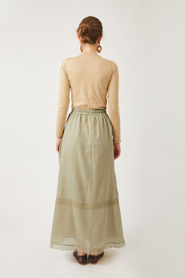 Lara Dantelli Etek Taş - 21