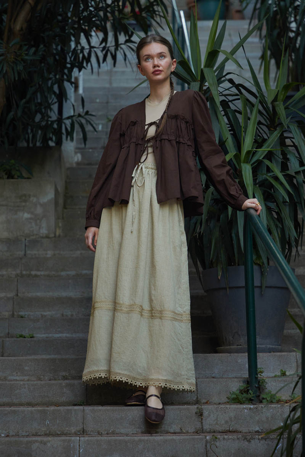 Lara Dantelli Etek Taş - 1