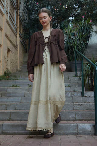 Lara Dantelli Etek Taş - 10