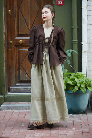 Lara Dantelli Etek Taş - 9