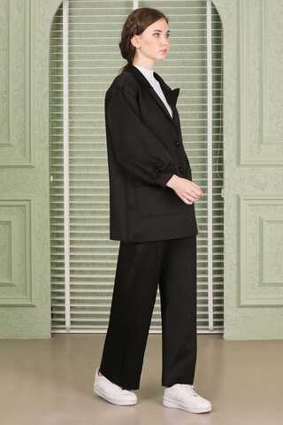 Lara Jacket Pants Suit Black - 3