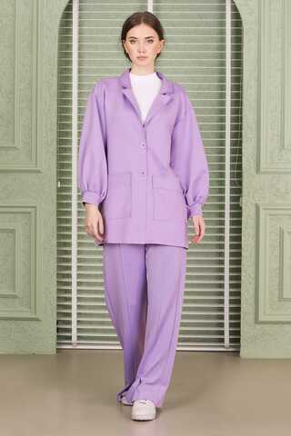 Lara Jacket Pants Suit Lilac - 3