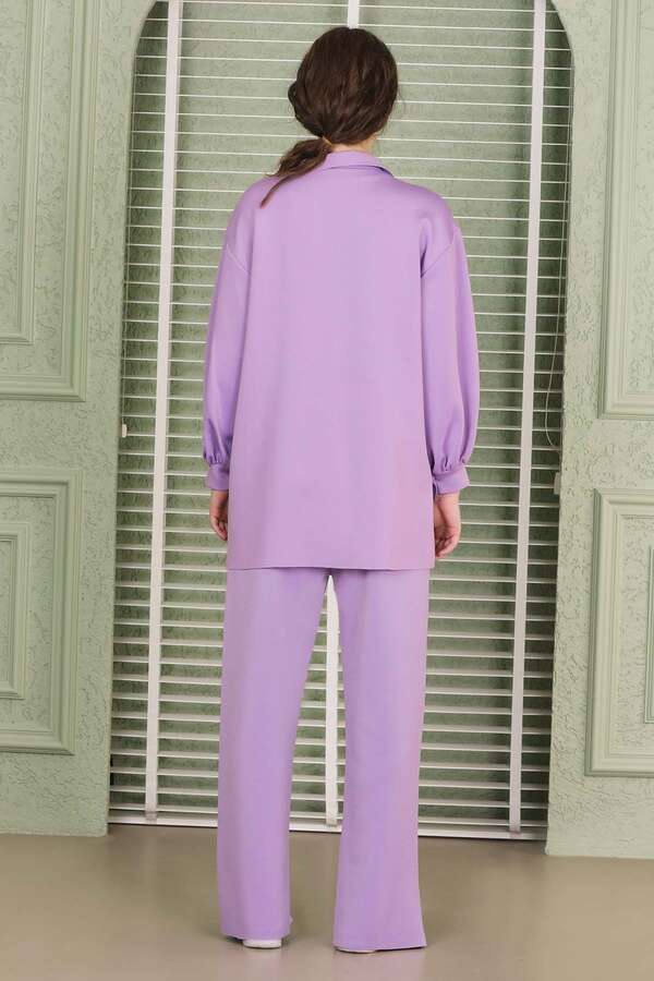 Lara Jacket Pants Suit Lilac - 5