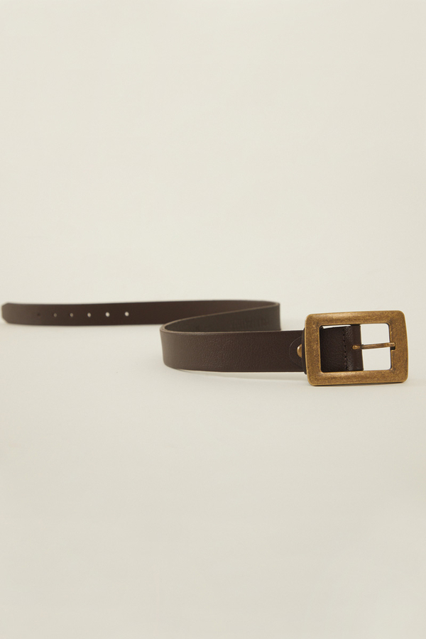 Large Antique Buckle Belt Brown - 6