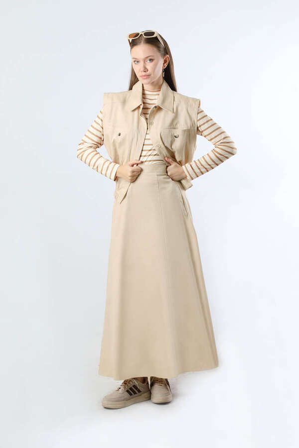 Lastikli Yelek Etek Takım Taş - 2