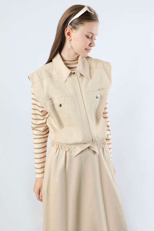 Lastikli Yelek Etek Takım Taş - 3