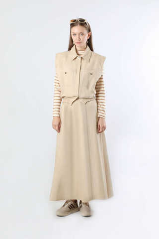 Lastikli Yelek Etek Takım Taş - 1