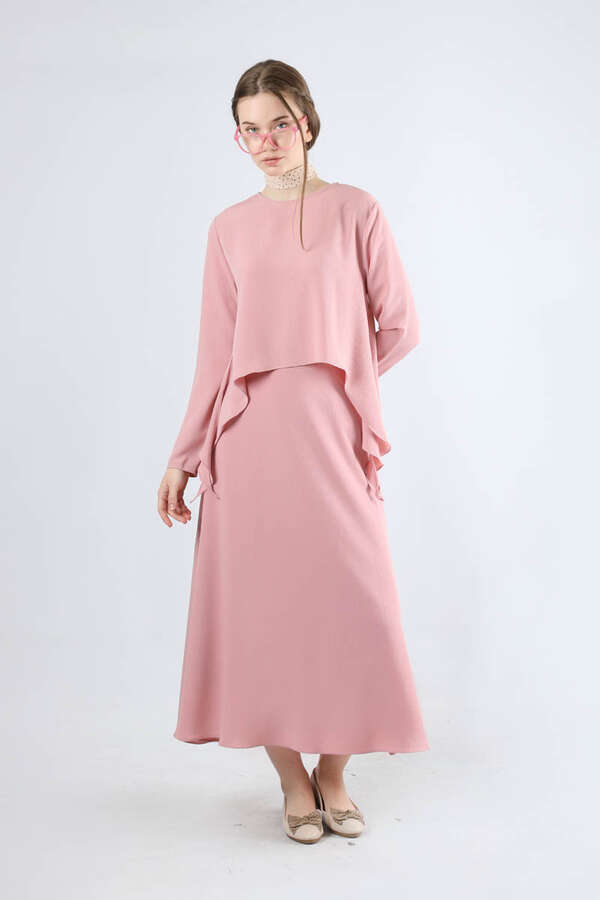 Lavin Etekli Takım Pudra Pembesi - 2