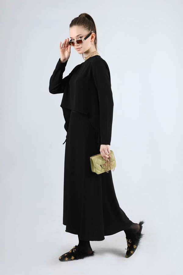 Lavin Skirt Suit Black - 3