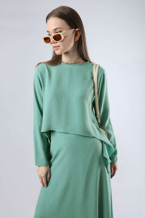 Lavin Skirt Suit Light Turquoise - 2