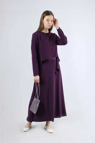 Lavin Skirt Suit Plum - 1