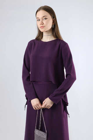 Lavin Skirt Suit Plum - 2