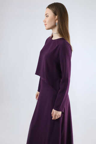 Lavin Skirt Suit Plum - 3