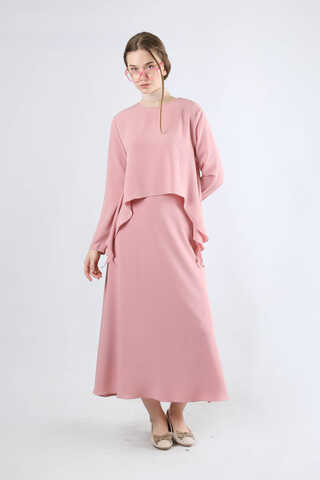 Lavin Skirt Suit Powder Pink - 2