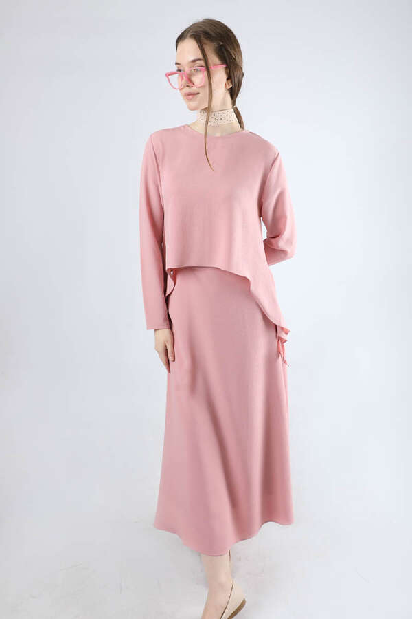 Lavin Skirt Suit Powder Pink - 3