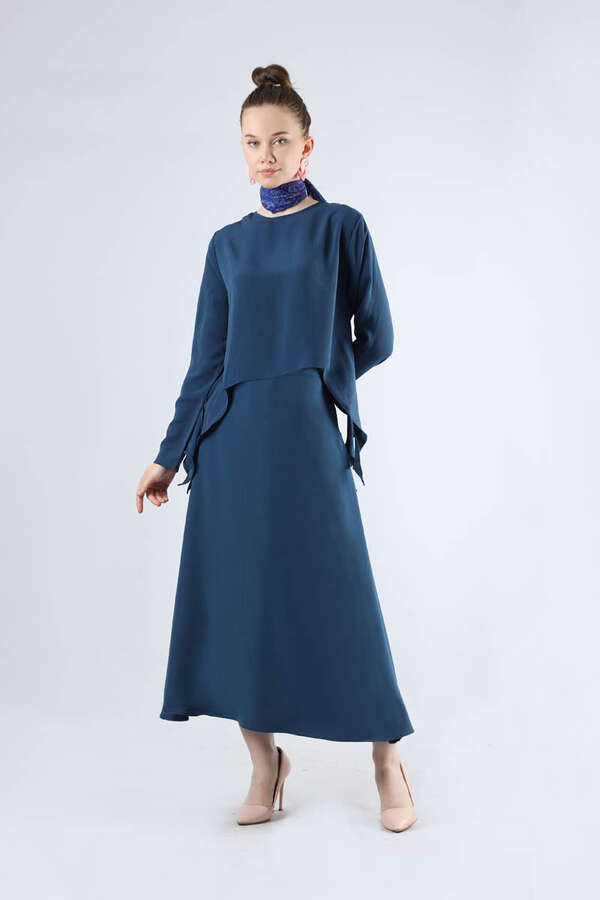 Lavin Skirt Suit Sax - 1