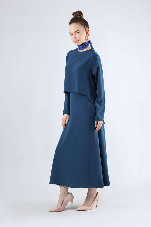 Lavin Skirt Suit Sax - 3