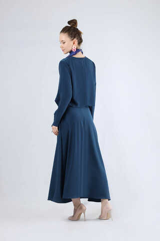 Lavin Skirt Suit Sax - 4