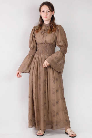 Liza Dress Brown - 1