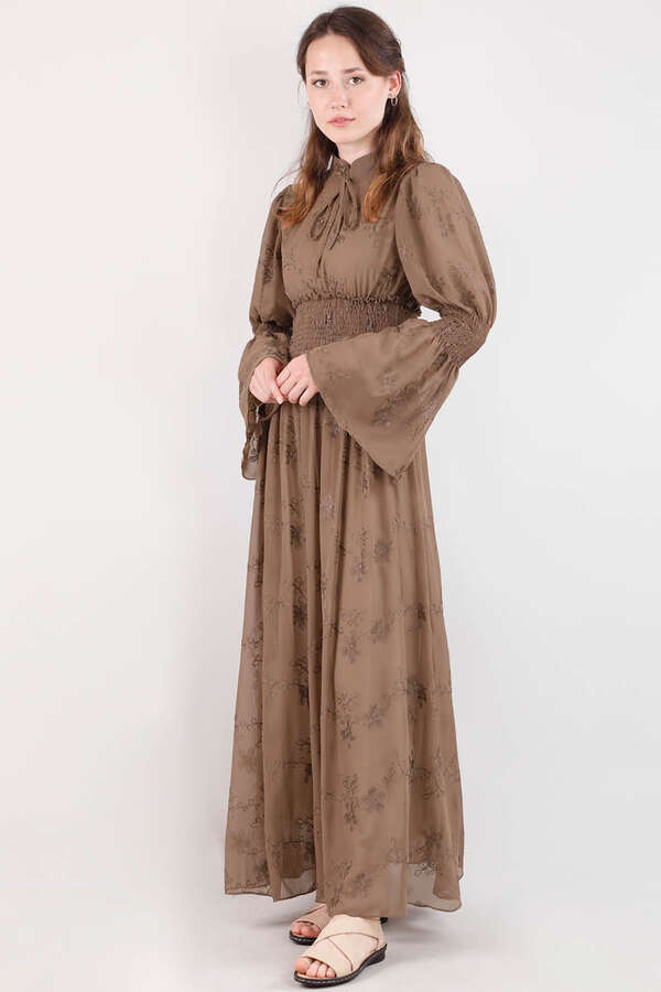 Liza Dress Brown - 2