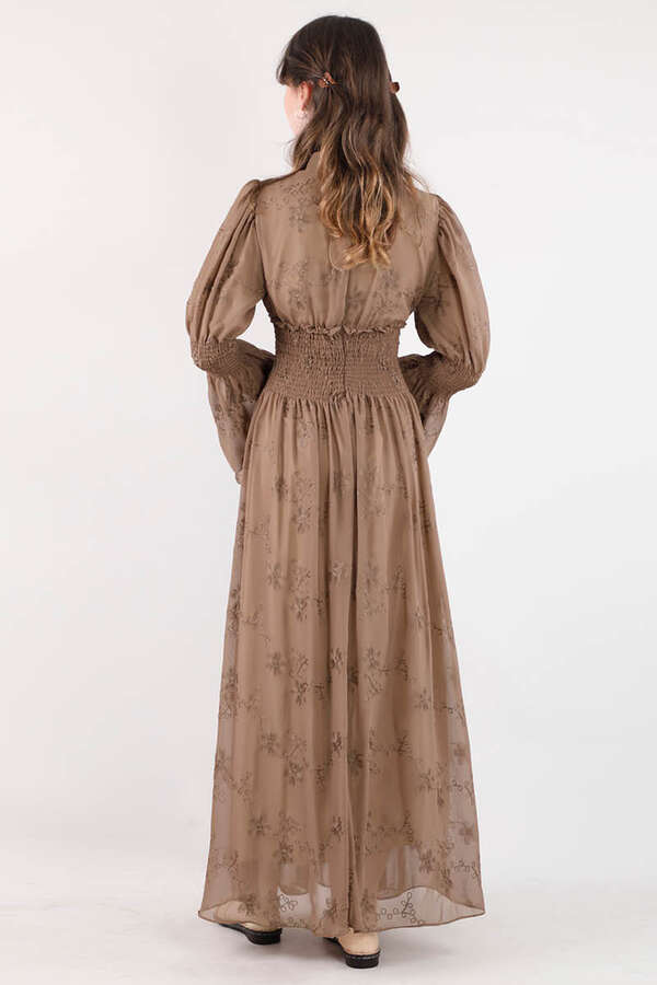 Liza Dress Brown - 5