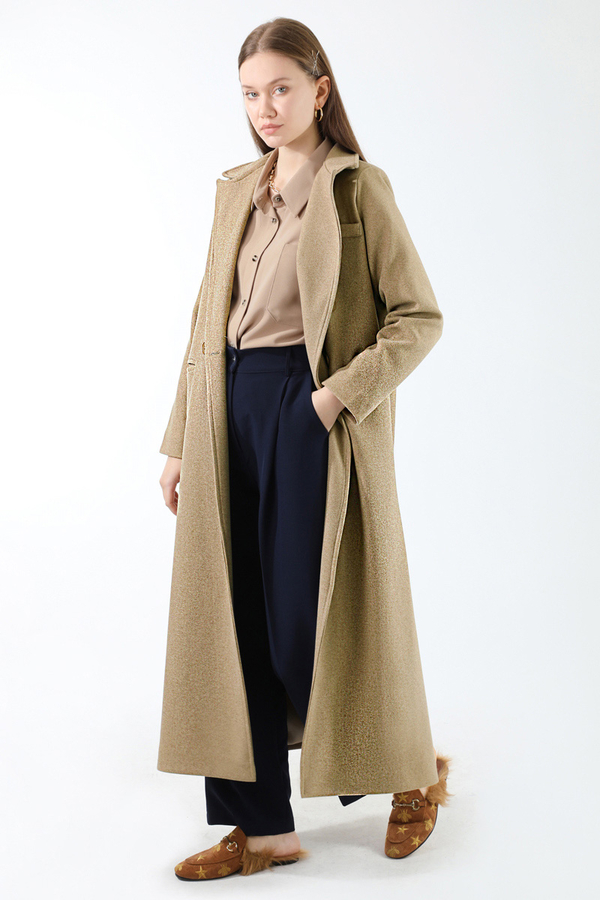 Long Oversize Cachet Coat Camel - 1