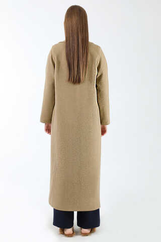 Long Oversize Cachet Coat Camel - 6