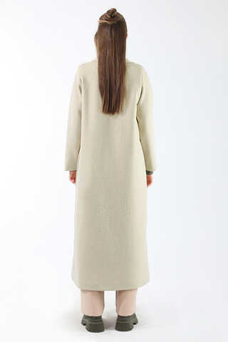 Long Oversize Cachet Coat Stone - 6