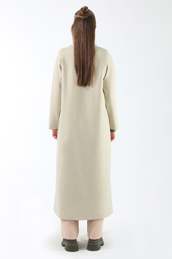Long Oversize Cachet Coat Stone - 6