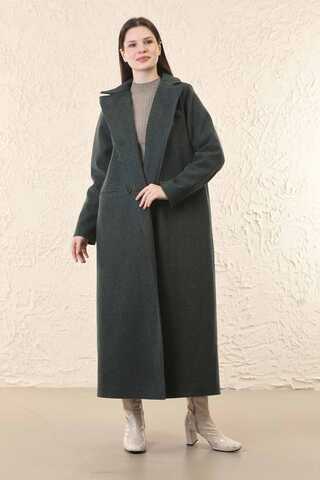 Long Oversize Cachet Dark Green - 1