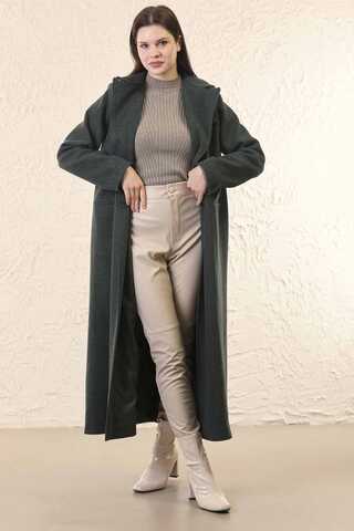 Long Oversize Cachet Dark Green - 2