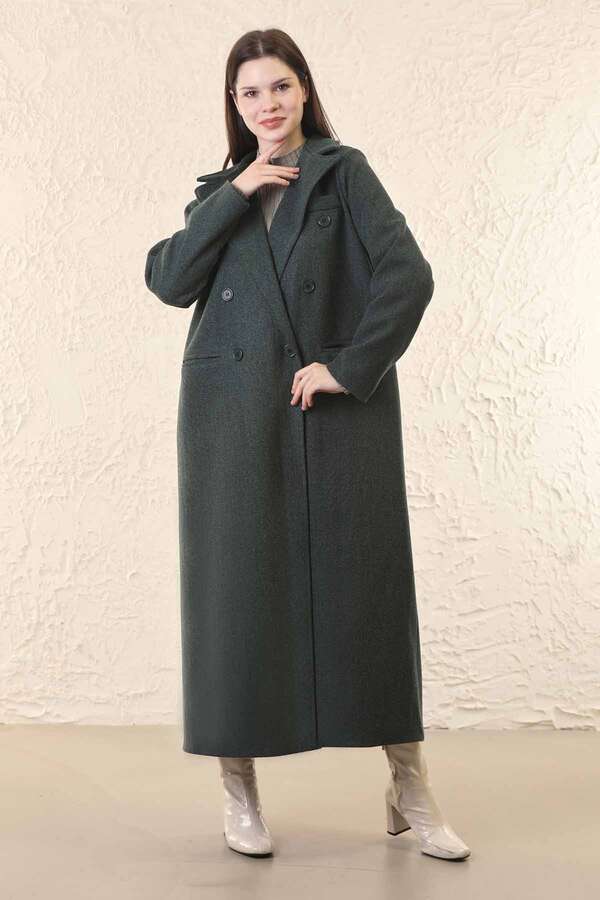 Long Oversize Cachet Dark Green - 4