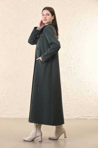 Long Oversize Cachet Dark Green - 5
