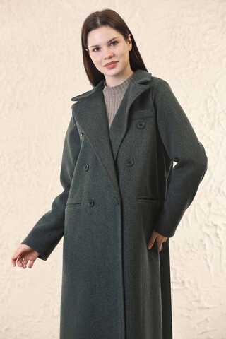 Long Oversize Cachet Dark Green - 6
