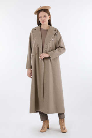 Long Oversize Cachet Dark Mink - 1