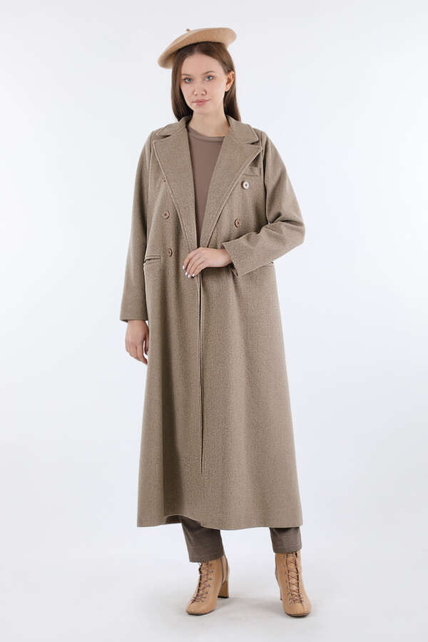 Long Oversize Cachet Dark Mink - 1