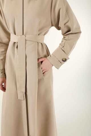 Long Shirt Trench Stone - 4
