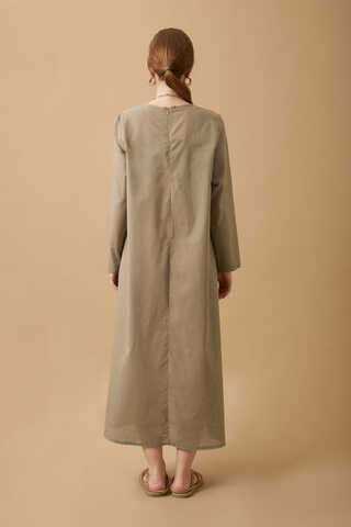 Long Sleeve Long Length Voile Slip Vizon - 8