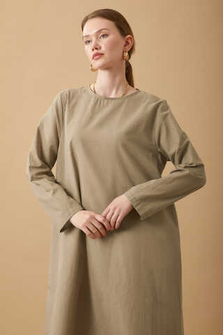 Long Sleeve Long Length Voile Slip Vizon - 7