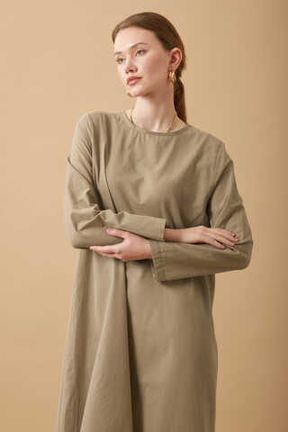 Long Sleeve Long Length Voile Slip Vizon - 2