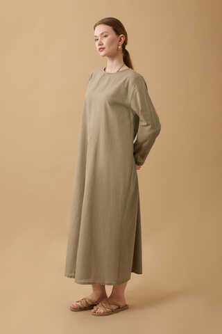 Long Sleeve Long Length Voile Slip Vizon - 3