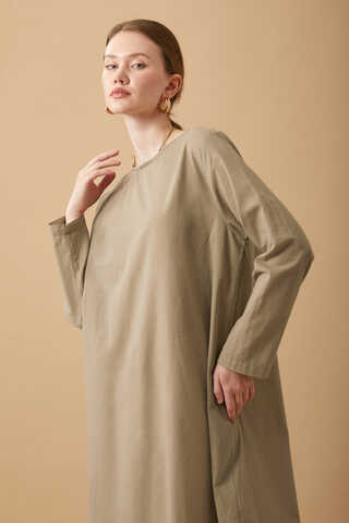 Long Sleeve Long Length Voile Slip Vizon - 4