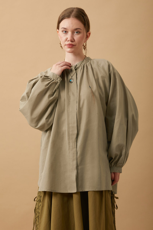 Loose Fit Voile Shirt Vizon - 3