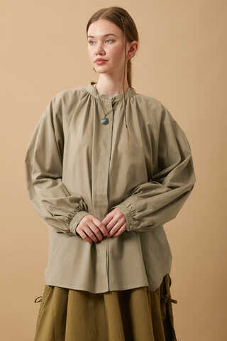 Loose Fit Voile Shirt Vizon - 4