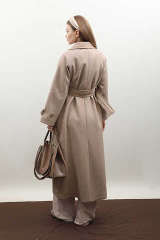 Manşeti Kemerli Uzun Kaban Vizon - 11