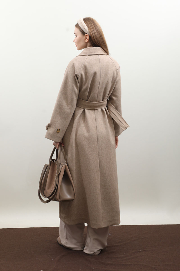 Manşeti Kemerli Uzun Kaban Vizon - 11