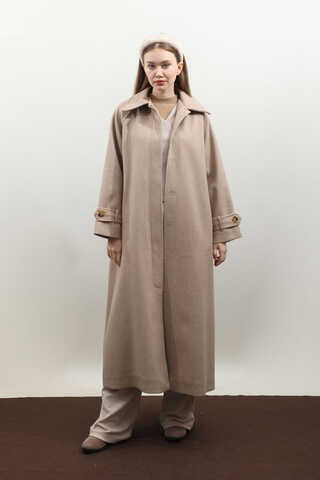 Manşeti Kemerli Uzun Kaban Vizon - 2