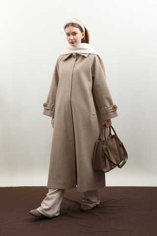 Manşeti Kemerli Uzun Kaban Vizon - 6