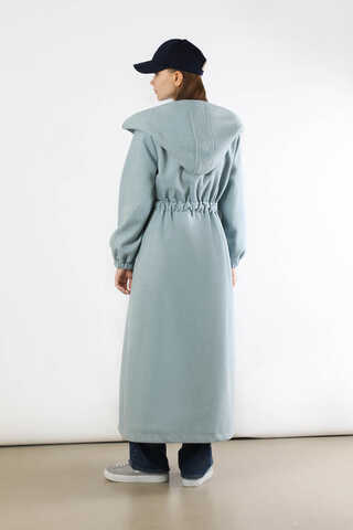 Maria Long Cachet Coat Baby Blue - 6