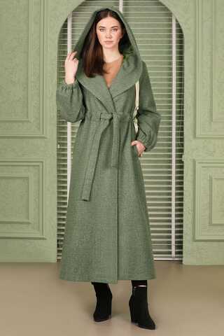 Maria Long Cachet Coat Çağla Green - 1